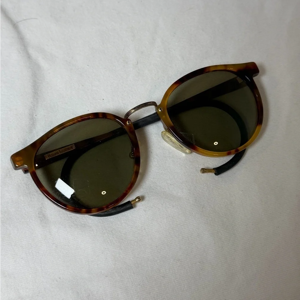 INSANE Ralph Lauren Made in France Vintage Tortoise Shell Sunglasses Round Frame